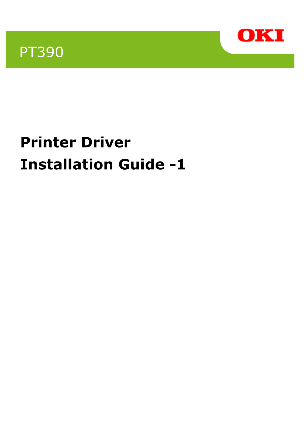 PT390 Installation Guide 1