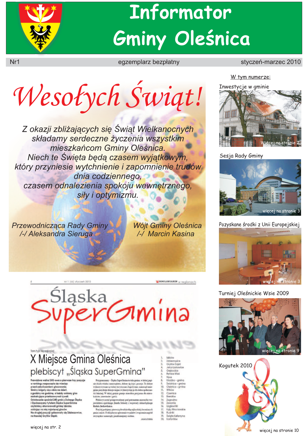 Wesołych Świąt! Inwestycje�W�Gminie