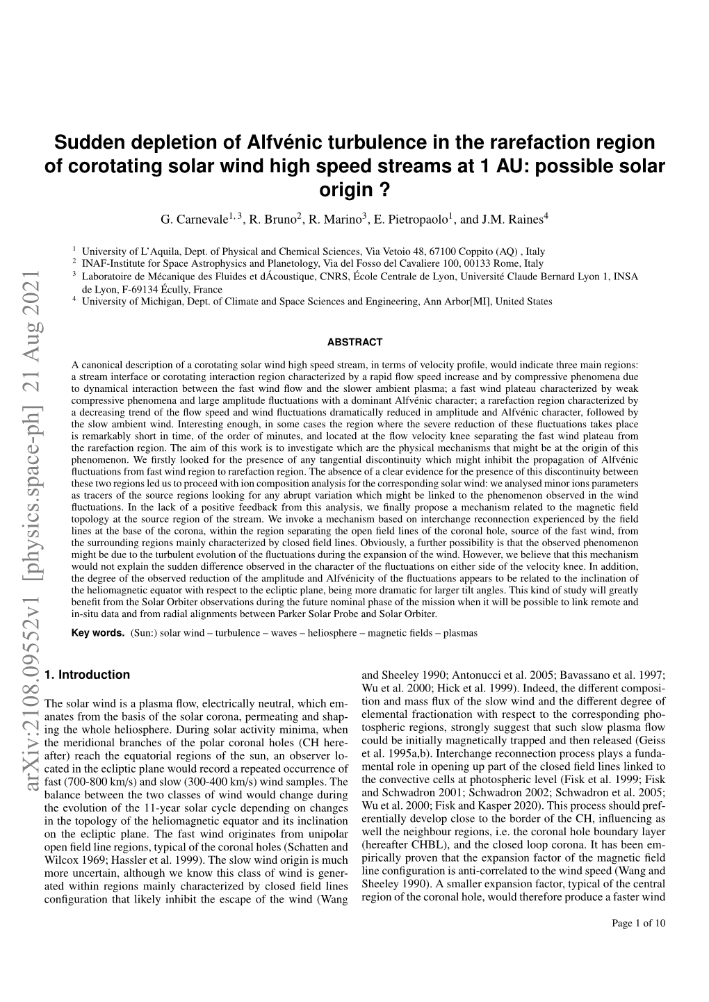 Sudden Depletion of Alfv\'Enic Turbulence in the Rarefaction Region