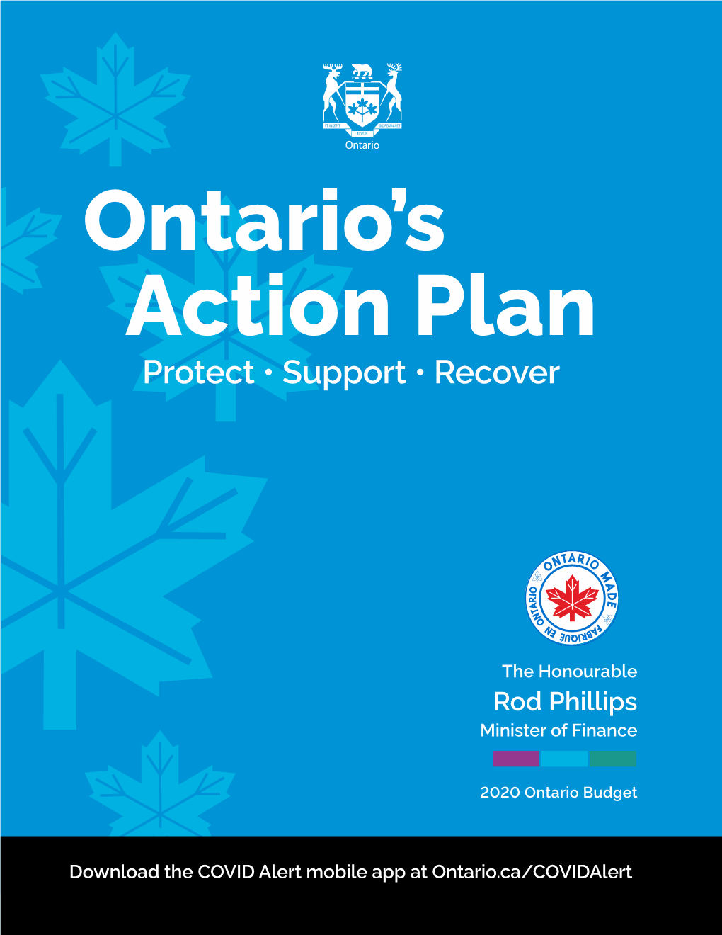 Ontario's Action Plan: Protect, Support, Recover – 2020 Ontario Budget