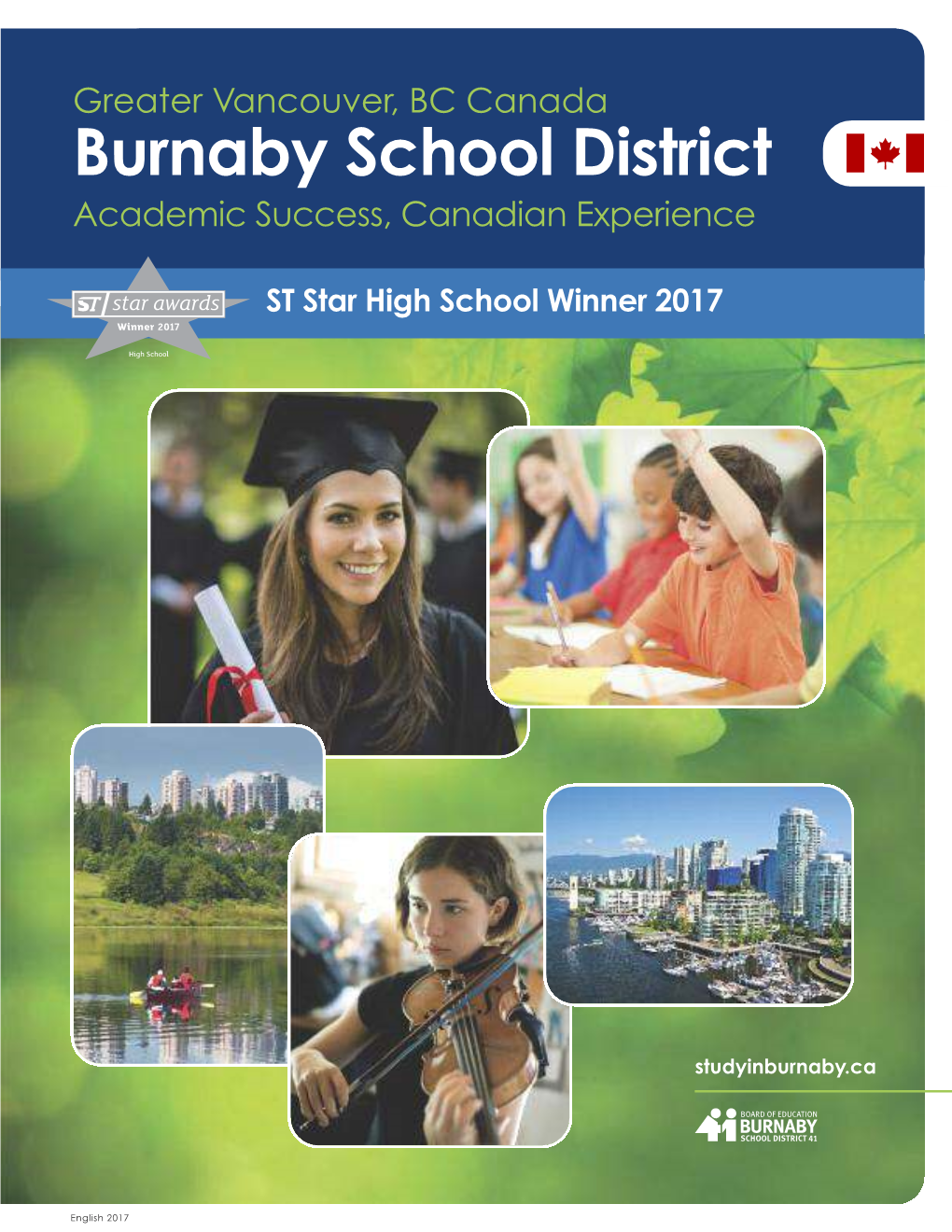 Burnaby School District Academic Success, Canadian Experience