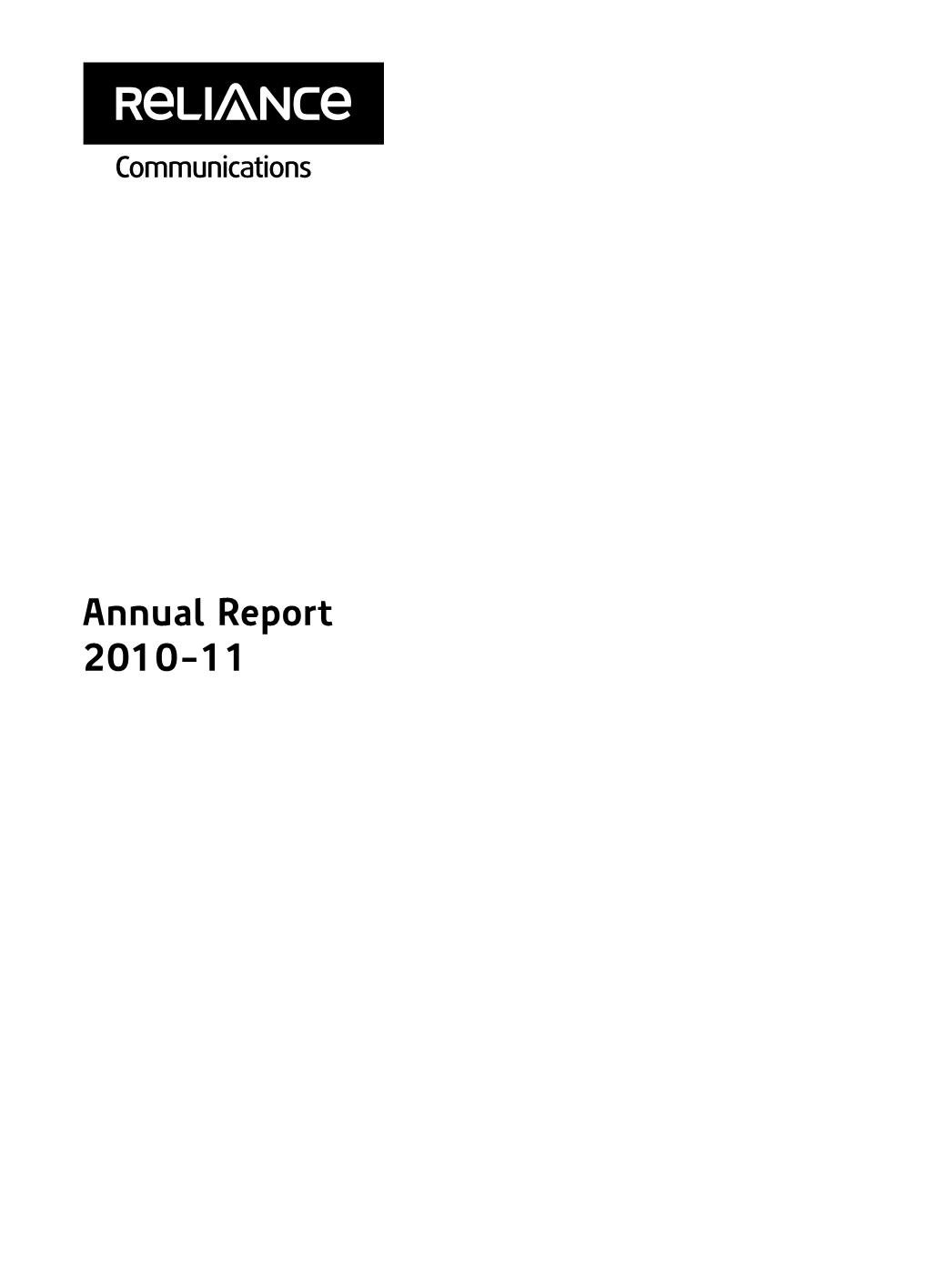 Annual Report 2010-11 Dhirubhai H