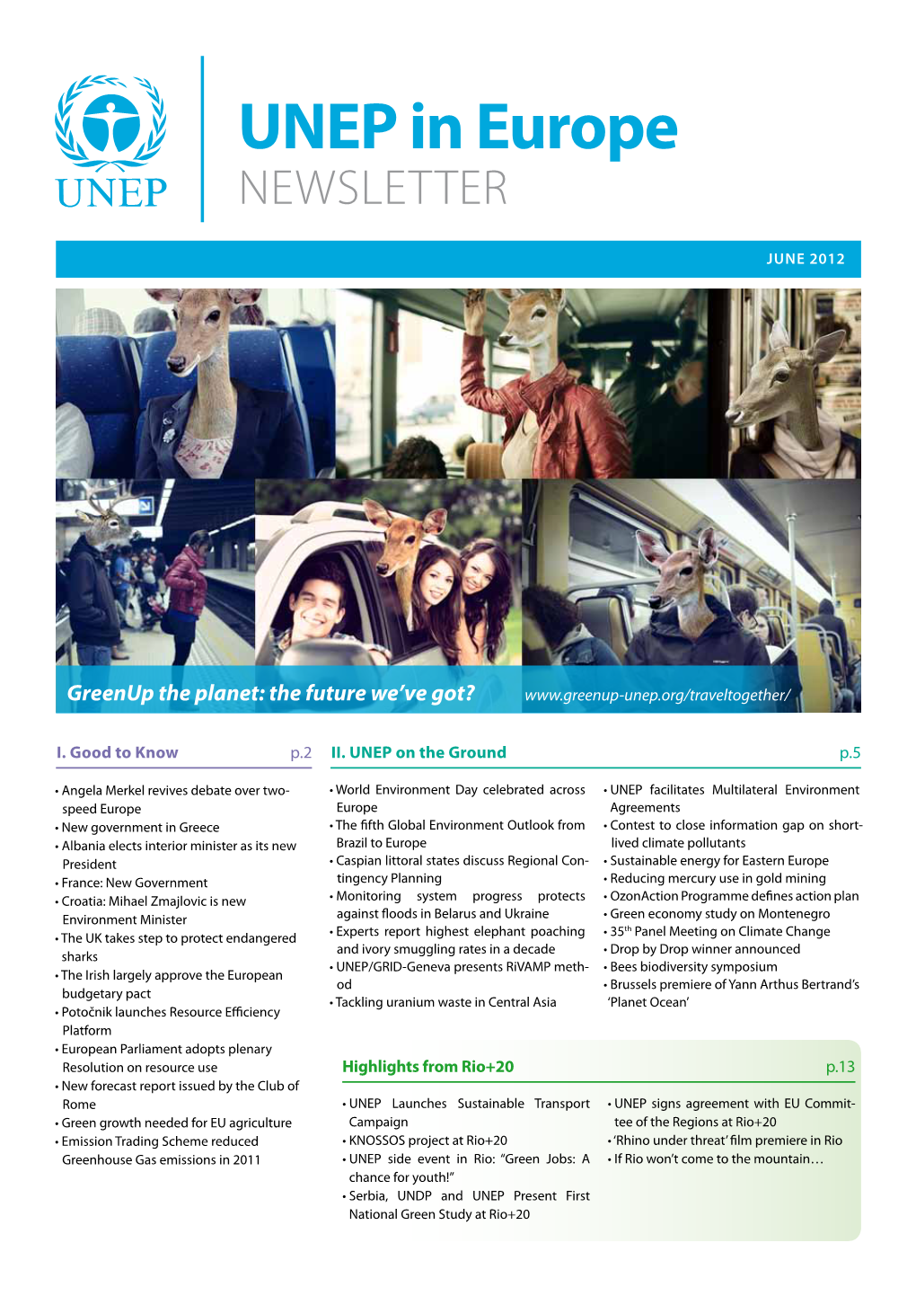 UNEP in Europe Newsletter