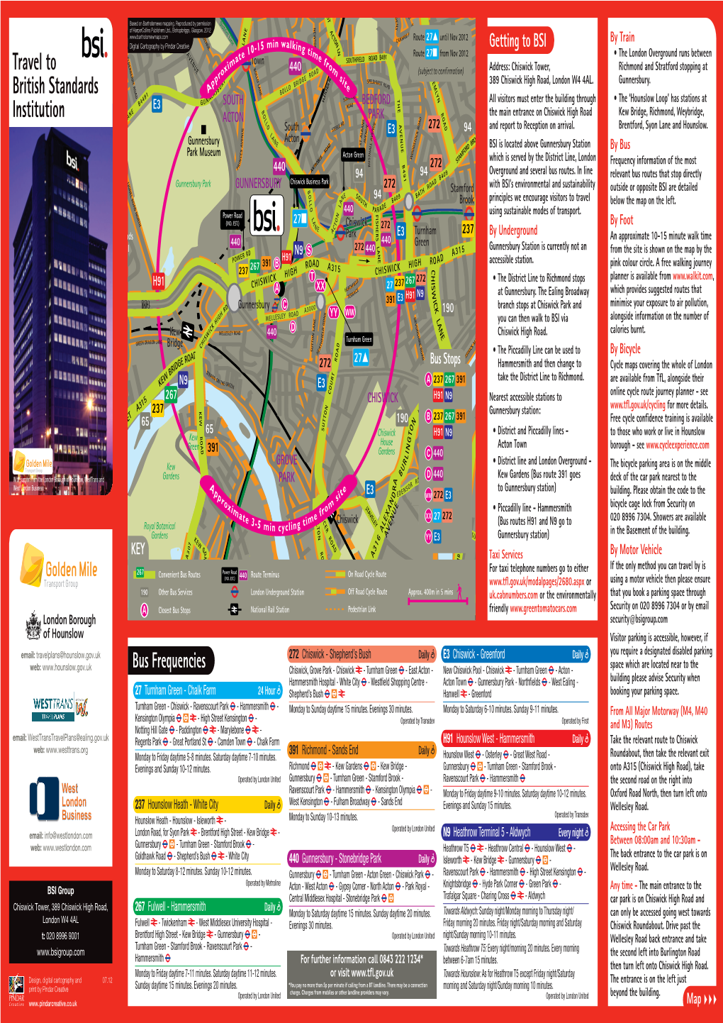 Travel to British Standards Institution