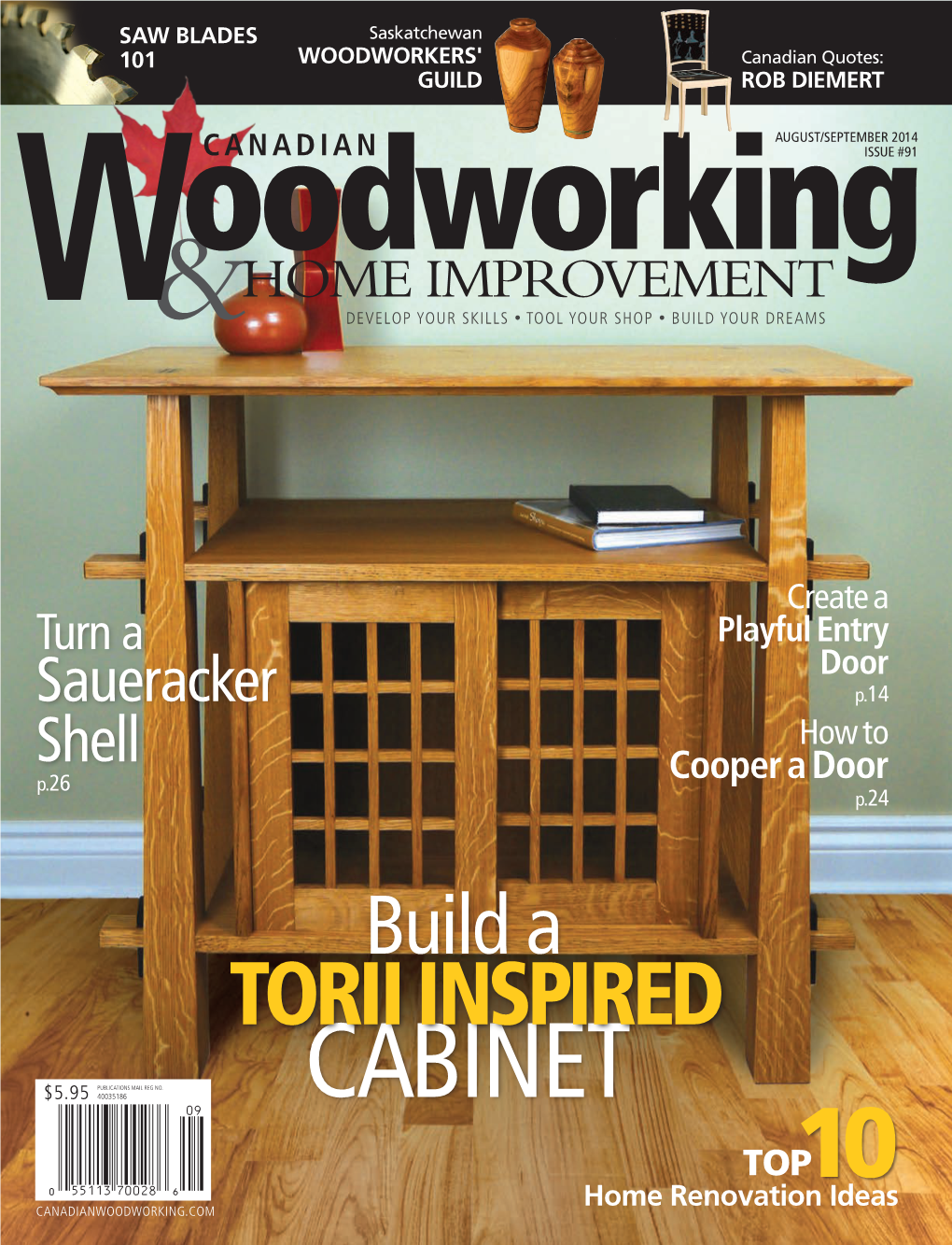 Canadian Woodworking 091 (August-September 2014)