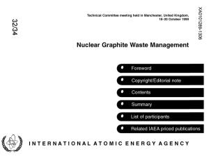 Nuclear Graphite Waste Management