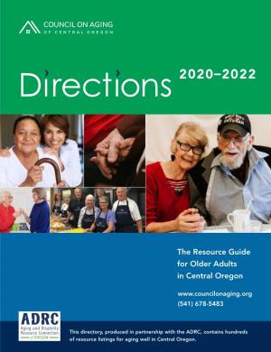 The Resource Guide for Older Adults in Central Oregon