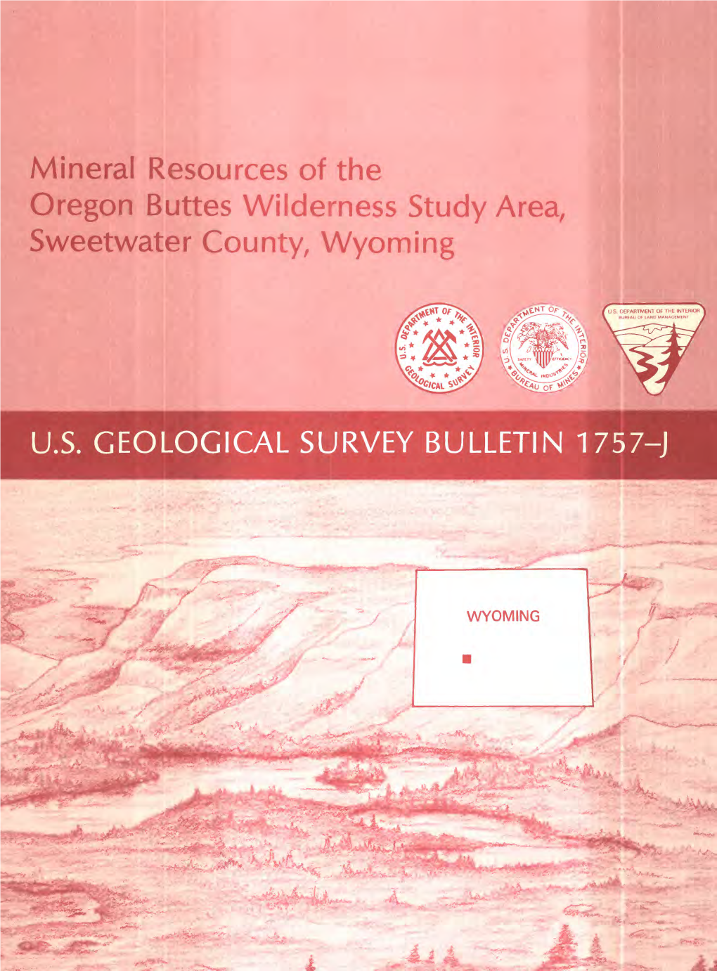 Mineral Resources of the Oregon Buttes Wilderness Study Area, Sweetwater County, Wyoming