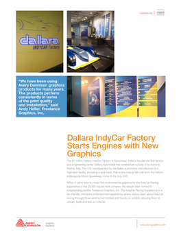 Dallara Indycar Factory