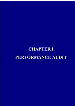 Chapter I Performance Audit