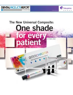 The New Universal Composite: One Shade