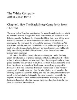 The White Company Arthur Conan Doyle