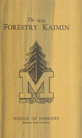 Forestry Kaimin, 1934