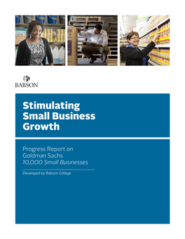 Stimulating Small Business Growth