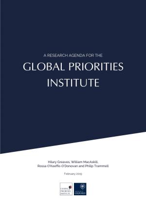Global Priorities Institute