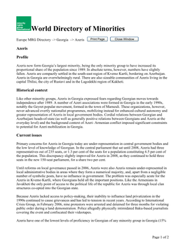 World Directory of Minorities