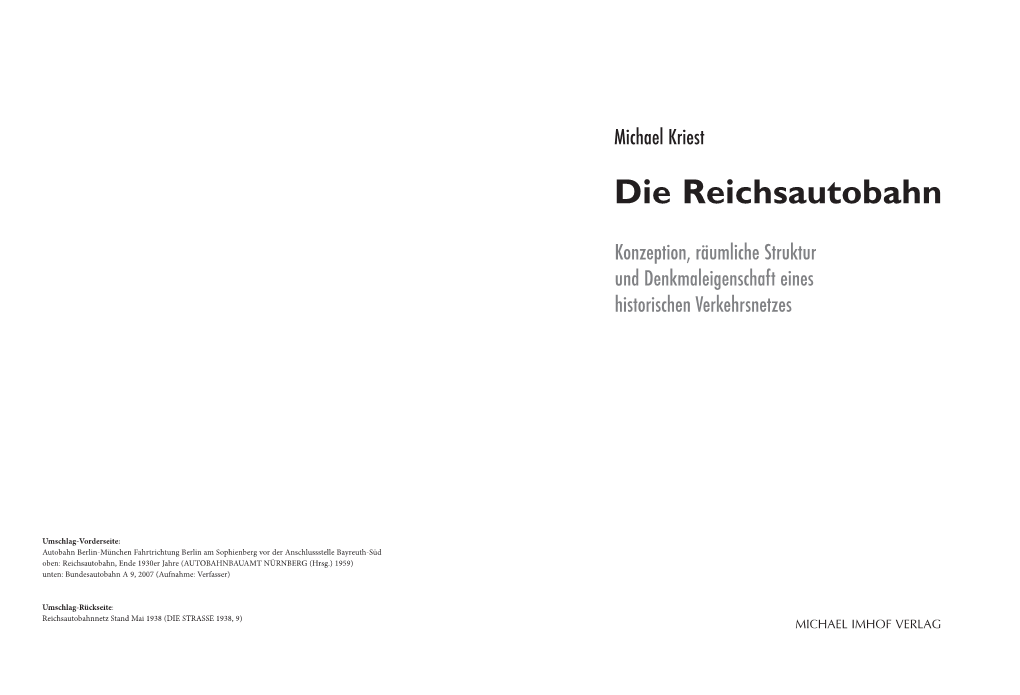 Die Reichsautobahn