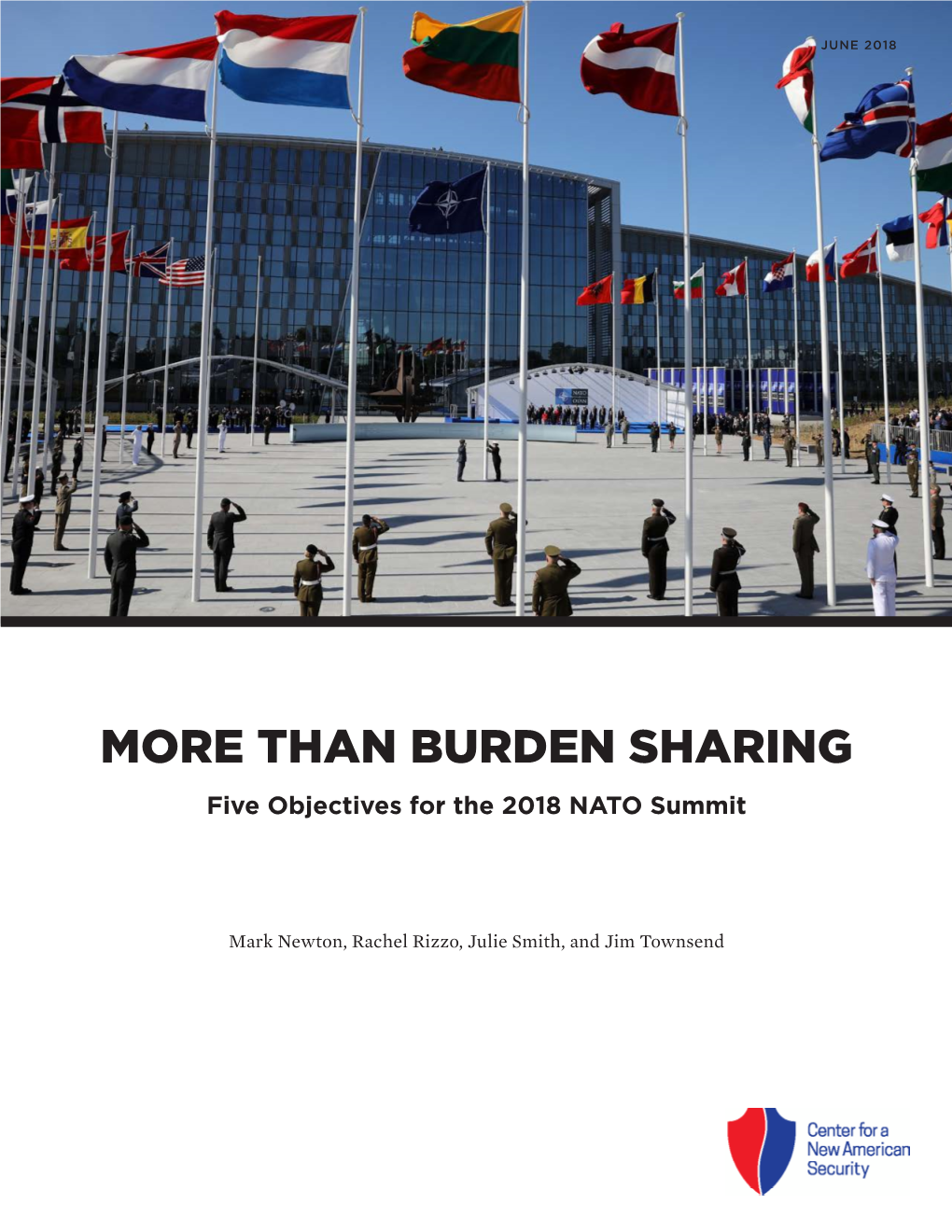 More Than Burden-Sharing. Five Objectives for the 2018 NATO Summit