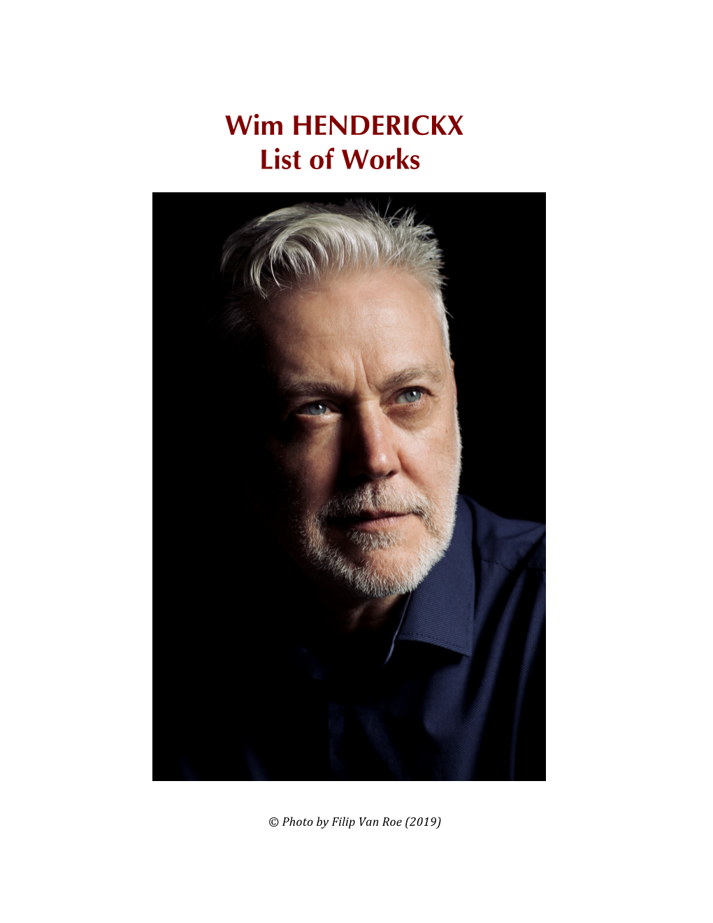 Catalogue Wim Henderickx (08-2020)