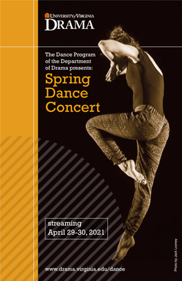 The Spring Dance Concert Digital Program