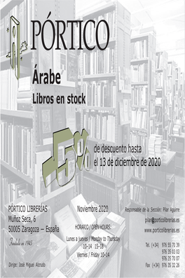 Árabe Libros En Stock