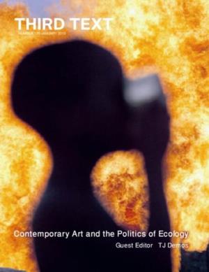 Contemporary Art and the Politics of Ecology an Introduction