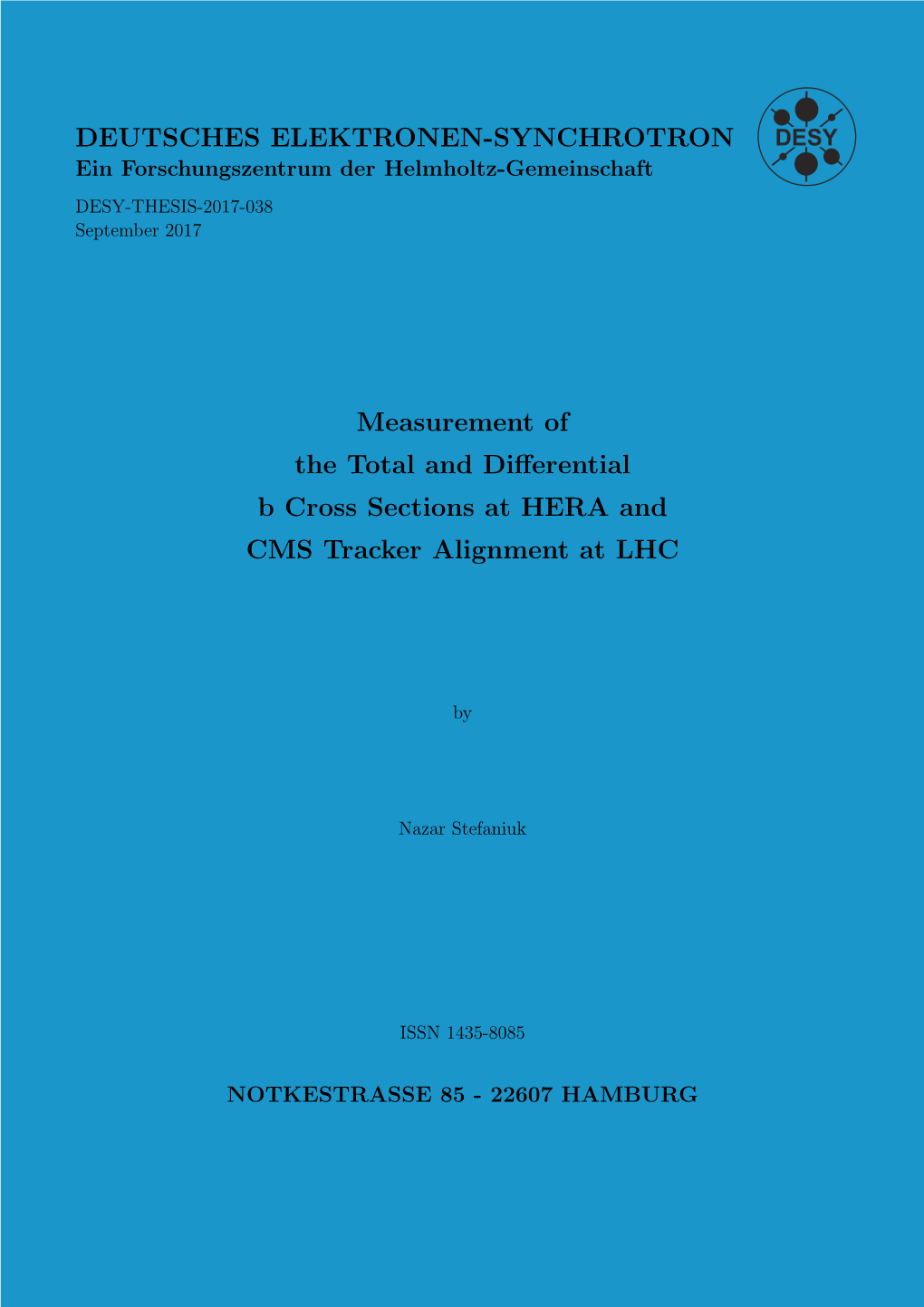 DEUTSCHES ELEKTRONEN-SYNCHROTRON Measurement of The