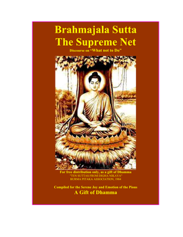 Brahmajala Sutta