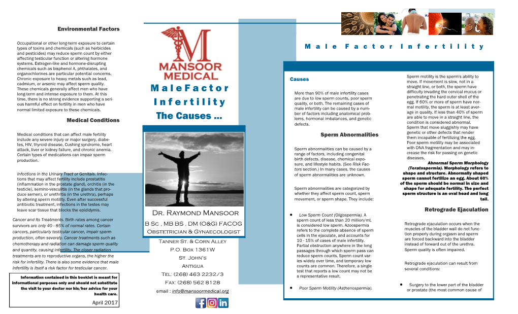 Infertility Male Causes