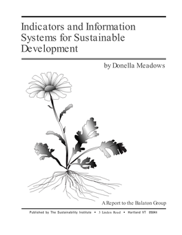 Indicators and Information Systems for Sustainable Development