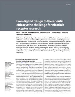 The Challenge for Nicotinic Receptor Research Bruce K.Cassels,Isabel Bermúdez,Federico Dajas,J.Andrés Abin-Carriquiry and Susan Wonnacott