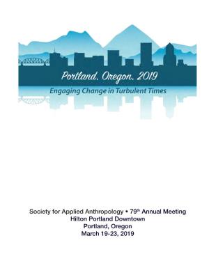 Hilton Portland Downtown Portland, Oregon March 19-23, 2019