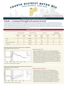 Toledo—Continued Strength in Economic Growth