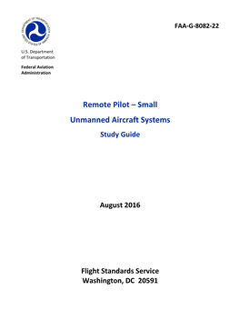Remote Pilot – Small Unmanned Aircraft Systems Study Guide
