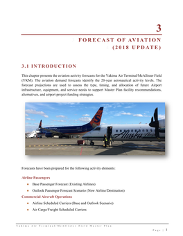 Forecast of Aviation 4 (2018 Update)