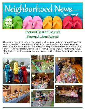 Thank You to Everyone Who Supported the Cornwall Manor Society's