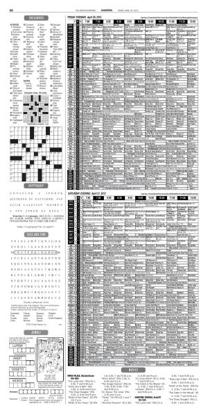 Crossword Cryptoquip Seek and Find