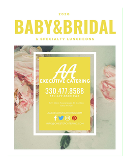 Specialty Package Entrees Baby & Bridal Showers
