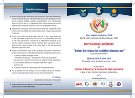 International Conference "Better Elections for Healthier Democracy"