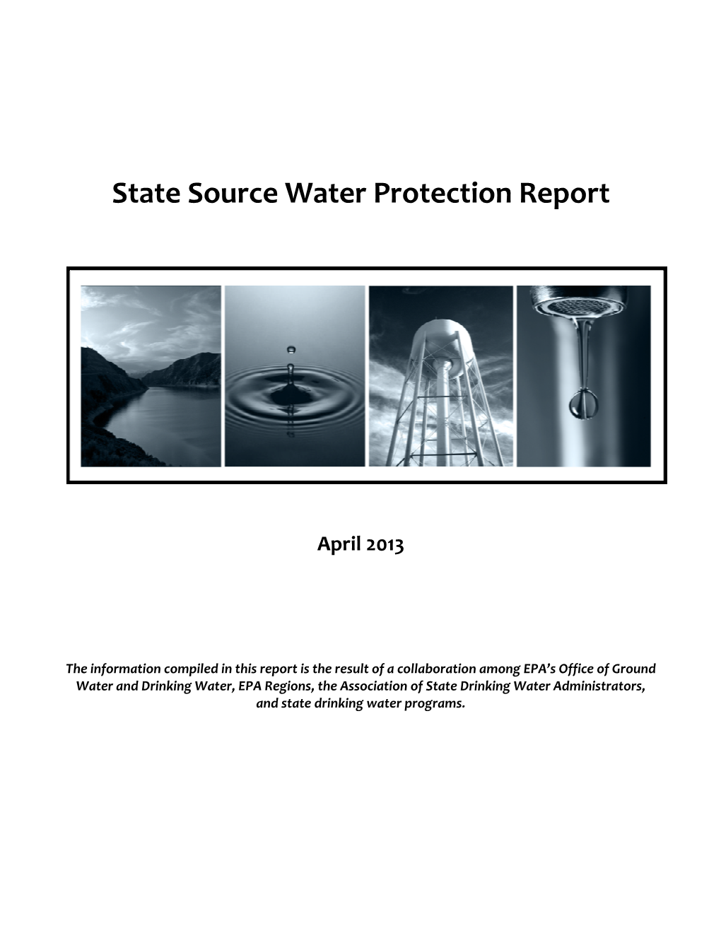 State Source Water Protection Report