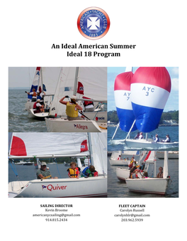 An Ideal American Summer Ideal 18 Program