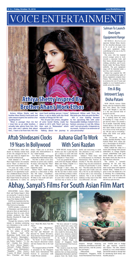 Abhay, Sanyal's Films for South Asian Film Mart