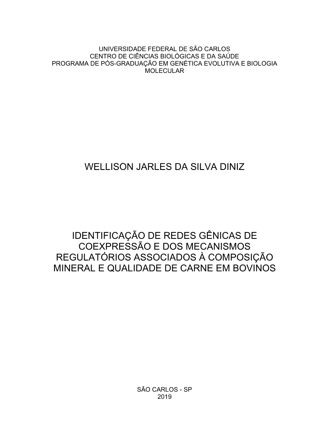 Wellison Jarles Da Silva Diniz Identificação De Redes