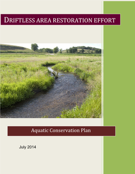 Driftless Area Restoration Effort Strategic Plan