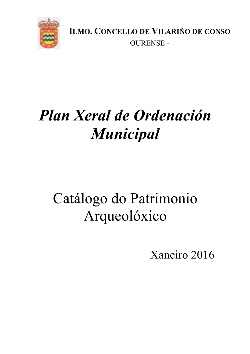 Plan Xeral De Ordenación Municipal