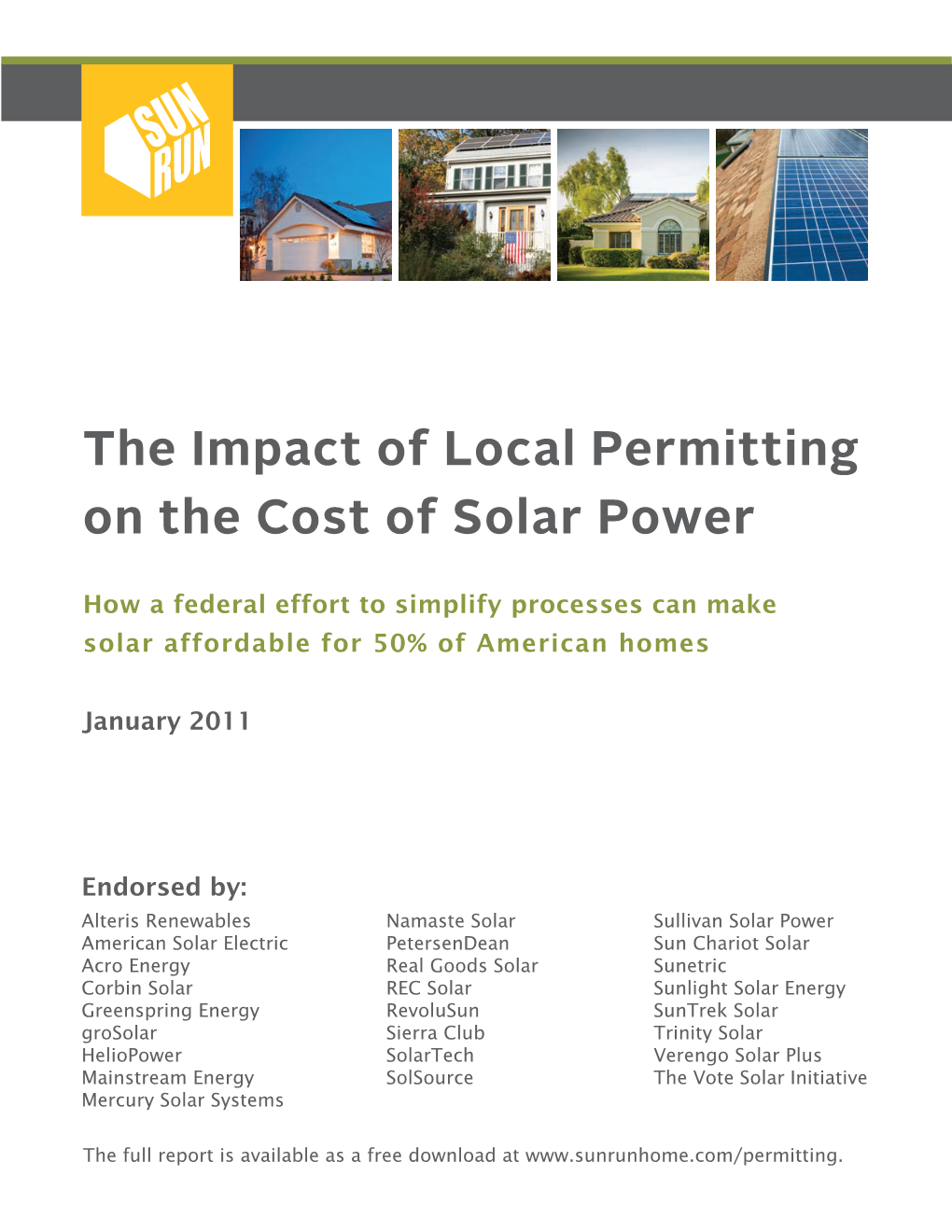 The Impact of Local Permitting on the Cost of Solar Power
