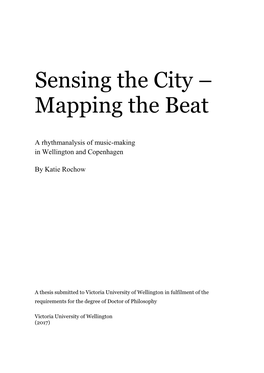 Sensing the City – Mapping the Beat