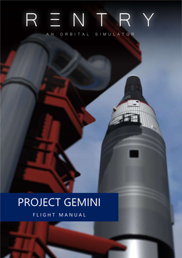 Project Gemini F L I G H T M a N U a L Project Gemini Flight Manual