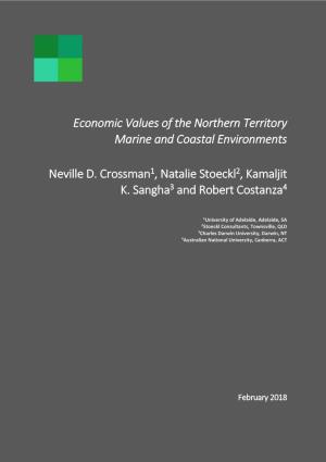 Economic Values of the Northern Territory Marine and Coastal Environments