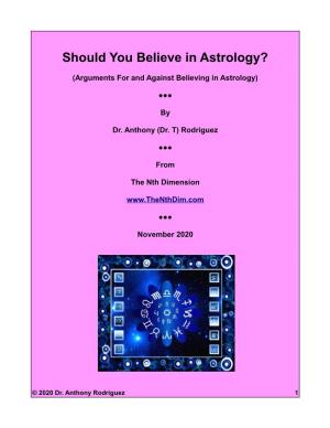 Should You Believe in Astrology?